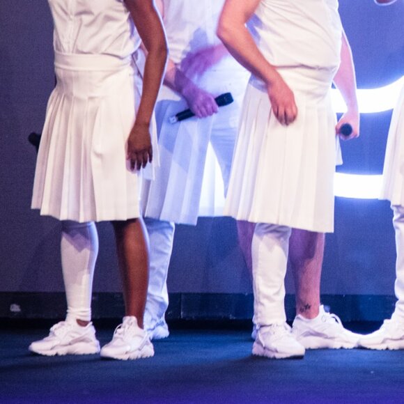 COPY - Orttu half kilt pleated white - one size - Picture 1 of 3